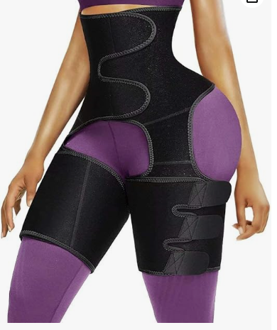 Detachable double Strapped 3 in 1 Waist and Thigh Trimmer Butt lifter -  Fanny's Fit